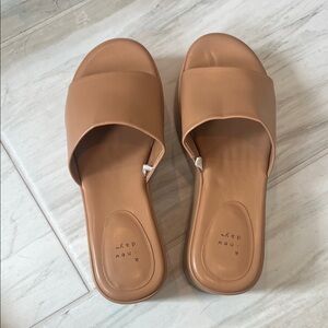 a new day Tan Mules